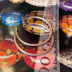 2.5 inch rose gold Sheila Fajl hoops (worn once)